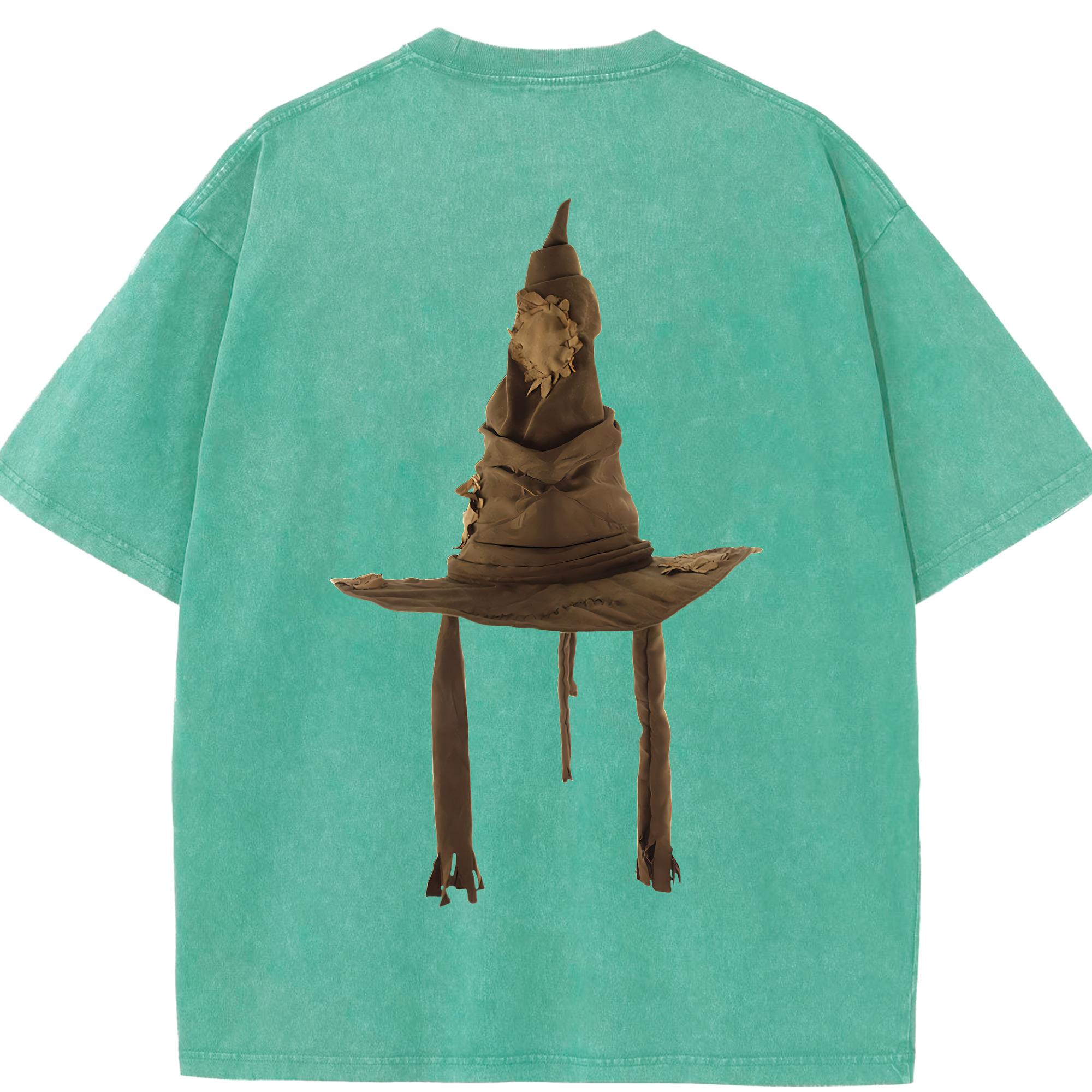 （画像用） Harry Potter ハリー・ポッターシリーズ 綿100% ヴィンテージ風 半袖Tシャツ（背面プリント）
